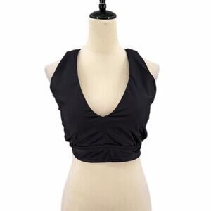 Universal Standard Swim Black Swimsuit Chic Summer Pool Bathing Suit Bikini Top